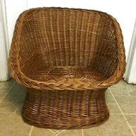 vintage wicker chair for sale