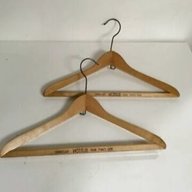 vintage wooden coat hangers for sale