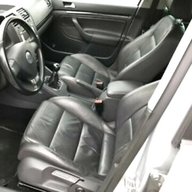 vw golf mk5 leather seats for sale