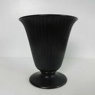 wedgwood vase black for sale