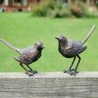 cast iron garden bird ornaments for sale