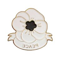 white poppy pin badges for sale