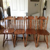 4 pine kitchen chairs for sale