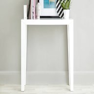 white gloss console table for sale