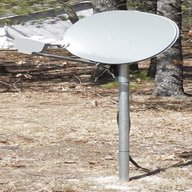 satellite dish pole mount for sale