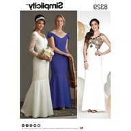 simplicity prom dress patterns for sale