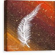 feather painting for sale