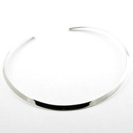 solid silver choker necklace for sale
