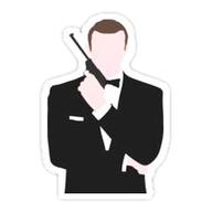 james bond stickers for sale