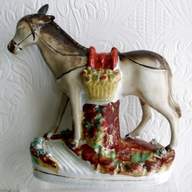 staffordshire donkey for sale