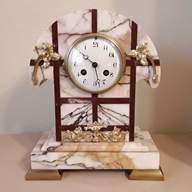art deco clock marble for sale