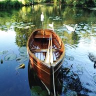 fishing wooden rowing boat for sale