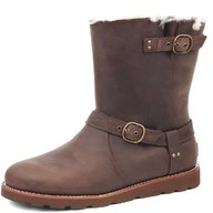 sheepskin lined leather boots for sale