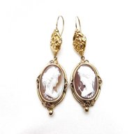 victorian cameo earrings for sale