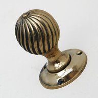 original victorian brass door knobs for sale