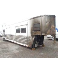damaged horse trailers for sale