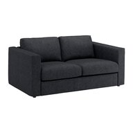 seat ikea sofa dark grey for sale