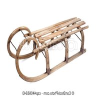 vintage wooden sledge for sale