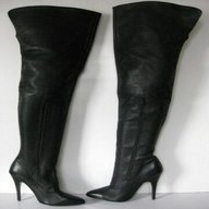 thigh boots leather for sale