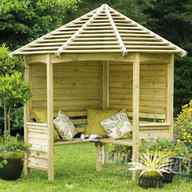 wooden garden arbour for sale