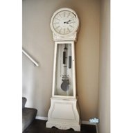 white grandfather clock for sale