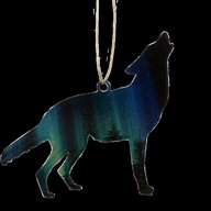 wolf ornament for sale