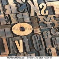 wooden type for sale