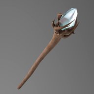 wooden staff wizard for sale