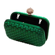 emerald green clutch bag for sale