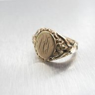 ladies vintage signet ring for sale