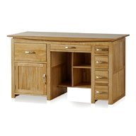 solid oak desk large for sale