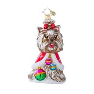 yorkie dog ornaments for sale